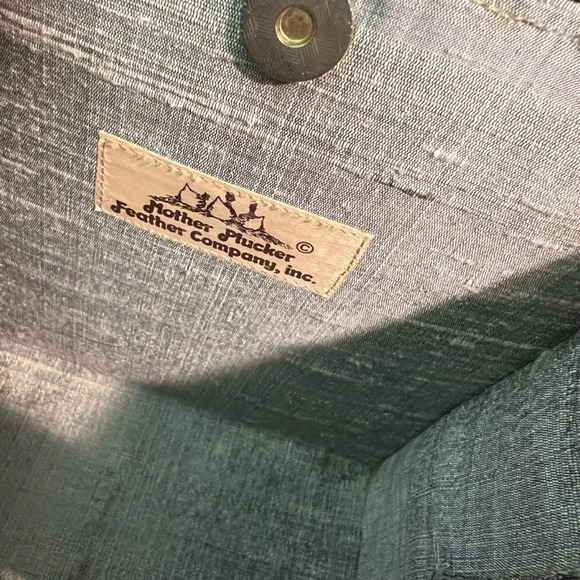 Mother Plucker silk real feathers oil slick coquette mini bag purse 20’s whimsy - Picture 8 of 12